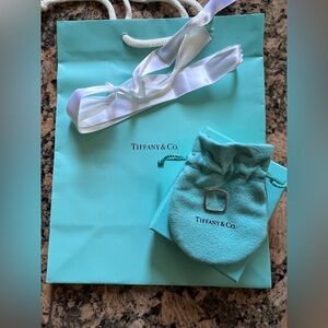 Tiffany & Co. Frank Gehry® Torque Micro ring in sterling silver.